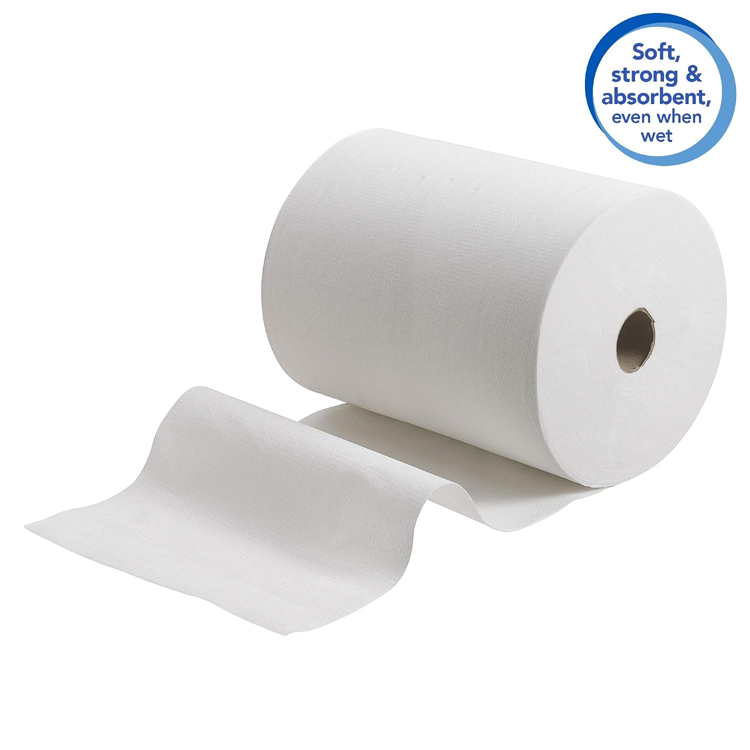 Scott Slimroll Paper Towels 6657 White 1-Ply Rolled Hand Towels, Highly Absorbent, Tear-Resistant - Image 5