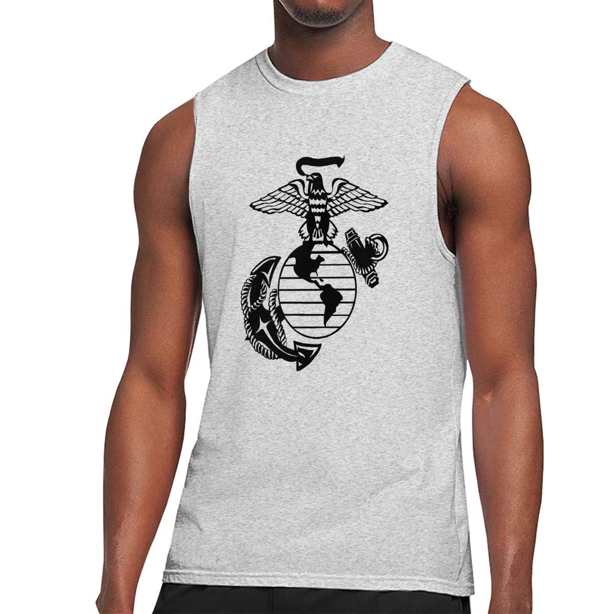  Corps - Eagle Globe & Anchor Sleeveless Sports Shirt Running Muscle Bodybuilding Tank Top