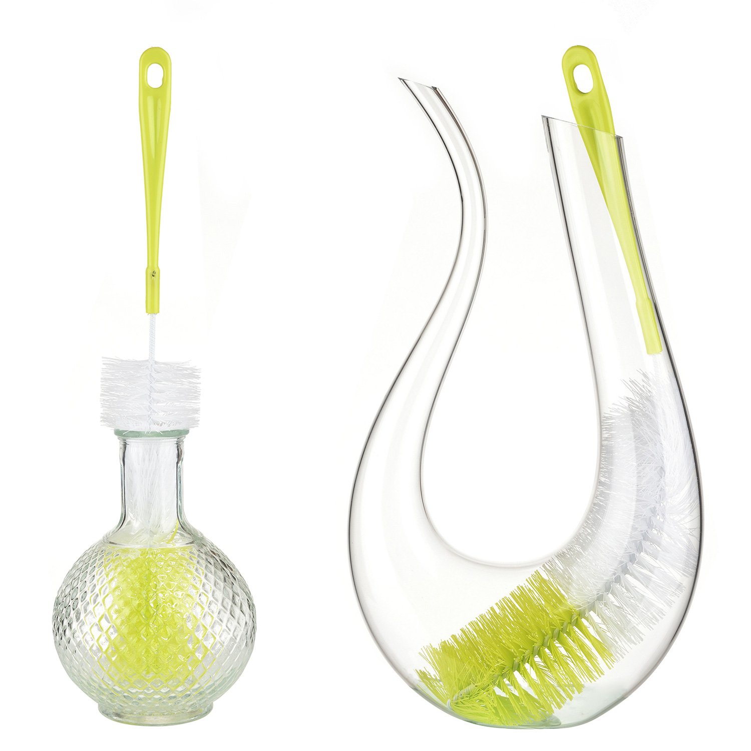 ALINK 16 inch Long Bottle Brush Cleaner for Washing Wine/Beer/Sport Well/Thermos/Glass, Hummingbird Feeder and Long Narrow Neck Sport Bottles