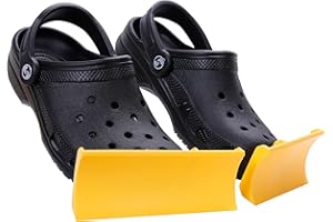 HOMILEY croc Snow plow charm - 2pcs croc shoe snow plows -Croc Plow charm attachment - USA Made (Yellow)