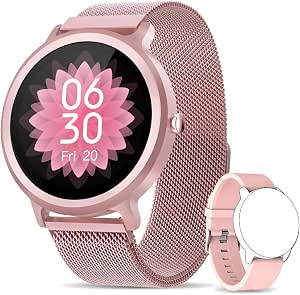NAIXUES Smartwatch Mujer Reloj Inteligente IP68 con 24 Modos de Deporte,  Pulsómetro, Monitor de Sueño, Notificaciones Inteligentes, 1.28 Pulgadas  Pantalla Táctil Completo Smartwatch : Amazon.es: Electrónica