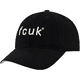 FCUK Baseball Cap, Adult Dad Hat with Curved Brim