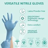 Ansell TouchNTuff 92-134 Nitrile Gloves 9 L Blue 100 pcs view 2
