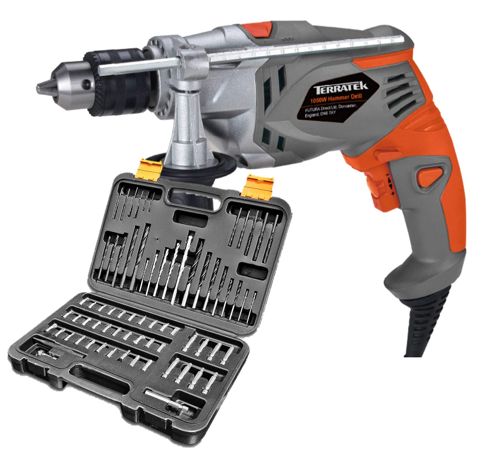 Buy Terratek 70pc 1050W Hammer Drill 