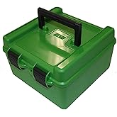 MTM R-100 Deluxe 100 Round Rifle Ammo Box 22-250 243 270 308 Win 30-06