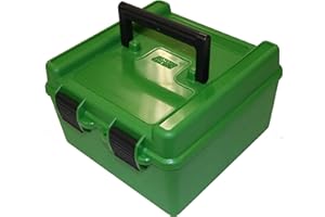 MTM R-100 Deluxe 100 Round Rifle Ammo Box 22-250 243 270 308 Win 30-06