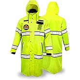 KwikSafety - Charlotte, NC - TORRENT Rain Jacket & Trench Coat ANSI OSHA Class 3 High Visibility Jacket Hi Vis Rain Gear