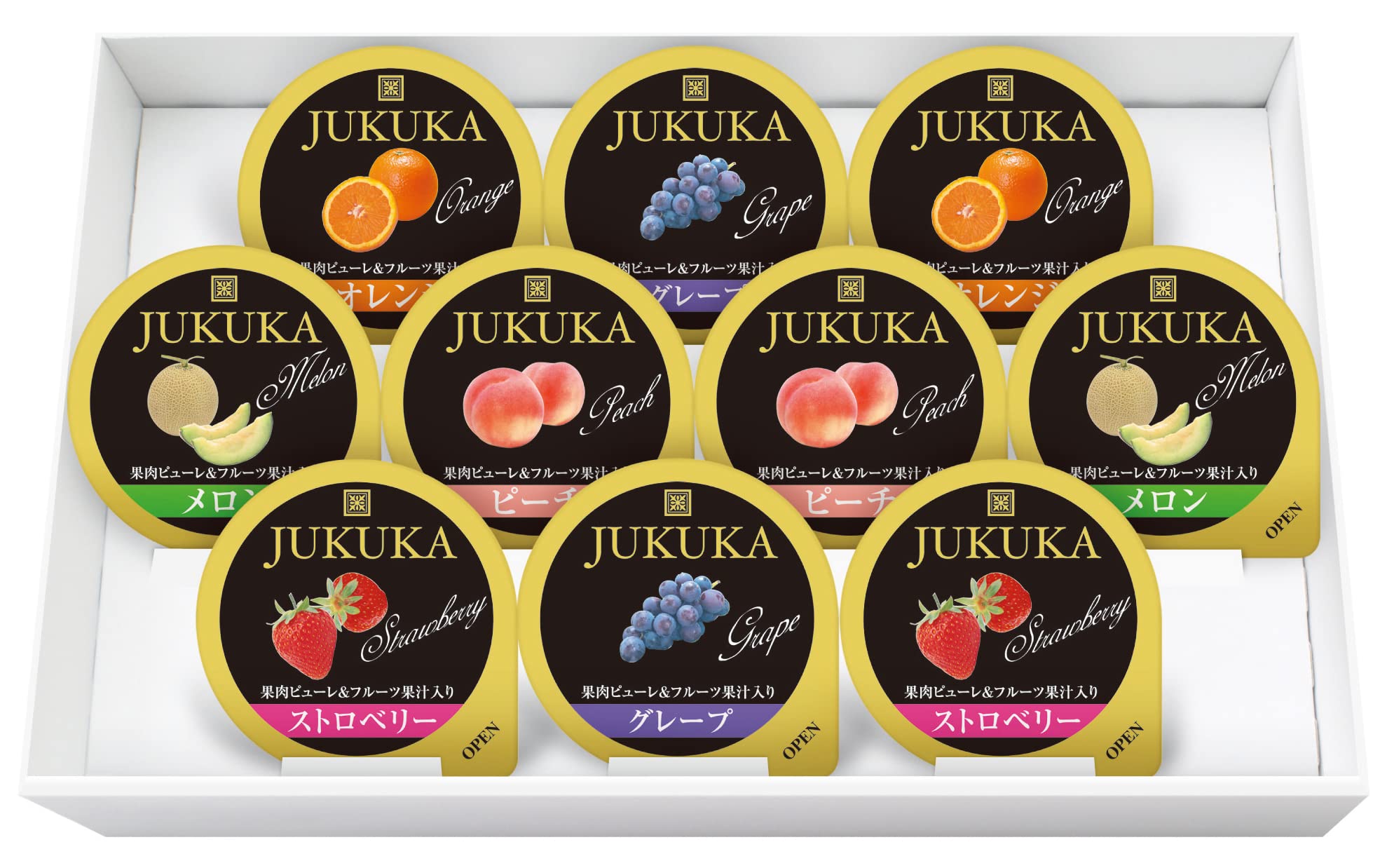 ジャパンフルーツ 熟果ゼリーギフト 10個の商品画像