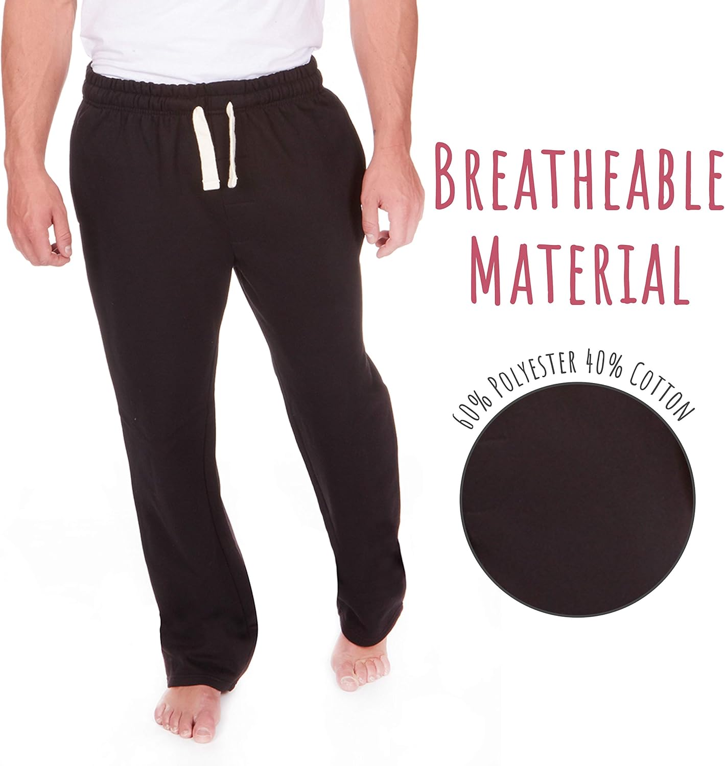 mens flared tracksuit bottoms