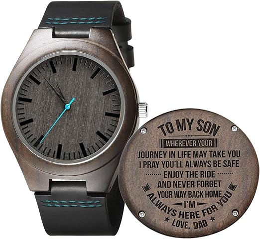 engraved watch for son from mom and dad