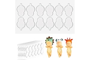 LIZMSIE 120pcs Clear Adhesive Tape for Sonny Angel Hipper, Double Sided Adhesive Dots, Removable Clear Dots Sticky Tack, Adhesive Putty for Wall Hanging Crafts, Balloon Party Decorations Poster