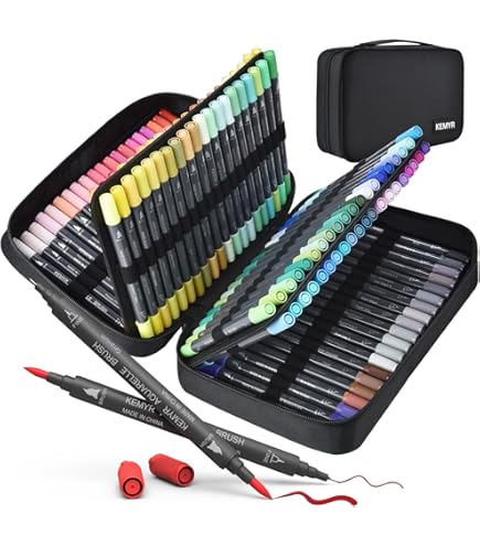 Coffret Créatif HIFORNY Lot De 55 Crayons De Couleur Pour Adultes – 50 Crayons Souples, Carnet De Croquis 3 Couleurs & Livre De Coloriage Carte Postale Dans Boîte Cadeau