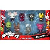 BANDAI - Miraculous - Pack of 8 Kwamis - Mini Figures Collection - Game Box Set with 8 Kwamis - Small Cute Miraculous Ladybug Figures - Toy from 4 Years - P50532