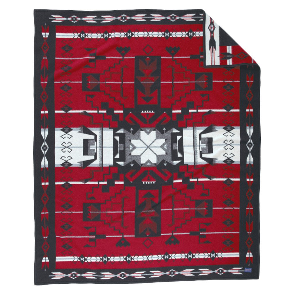 Pendleton Storm Pattern Wool Blanket, Twin Home & Kitchen