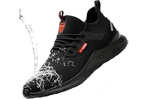ulogu Steel Toe Shoes for Men Women Waterproof Comfy Non Slip Safety Work Sneakers