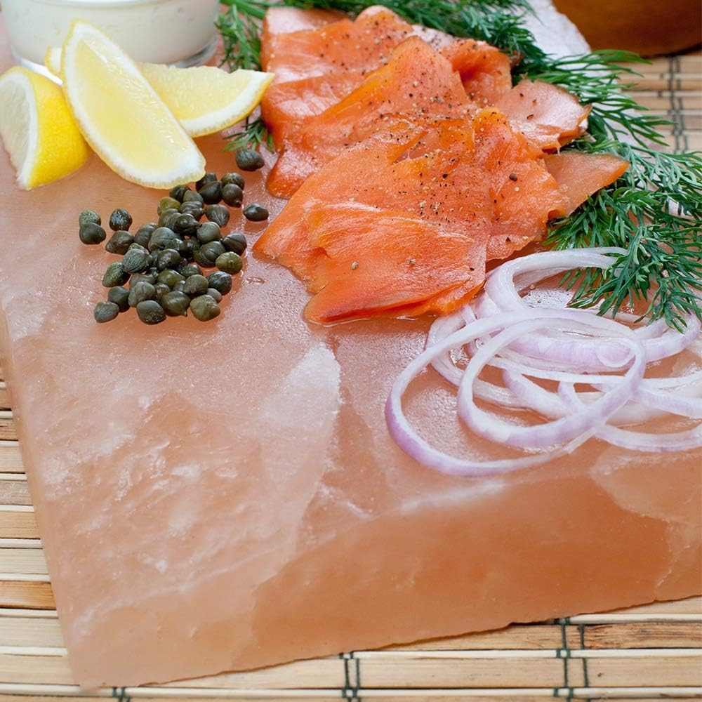 Charcoal Companion CC6036 Himalayan Salt Plate, 12 by 8 by 1.5": Garden & Outdoor