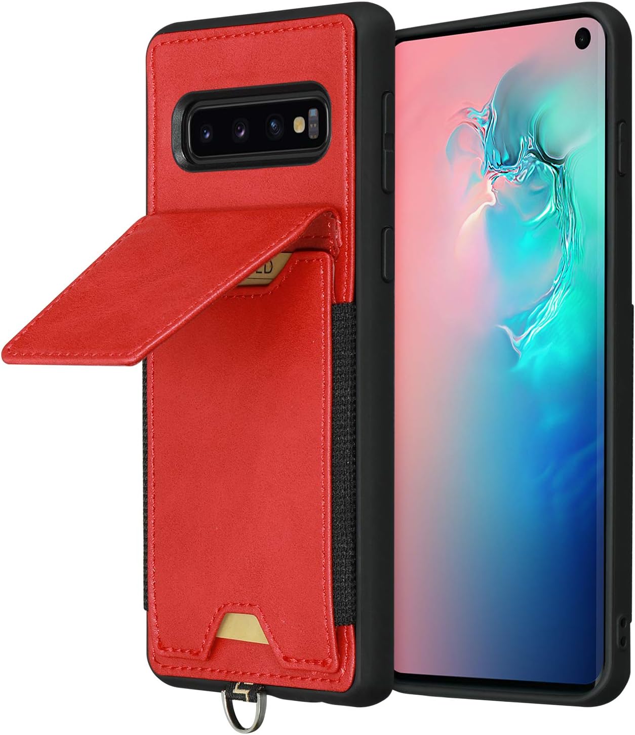 seOSTO Case For Samsung Galaxy S10,phone case with with Lanyard and