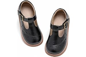 Otter MOMO Girl's T-Strap School Uniform Dress Shoe Mary Jane Flat