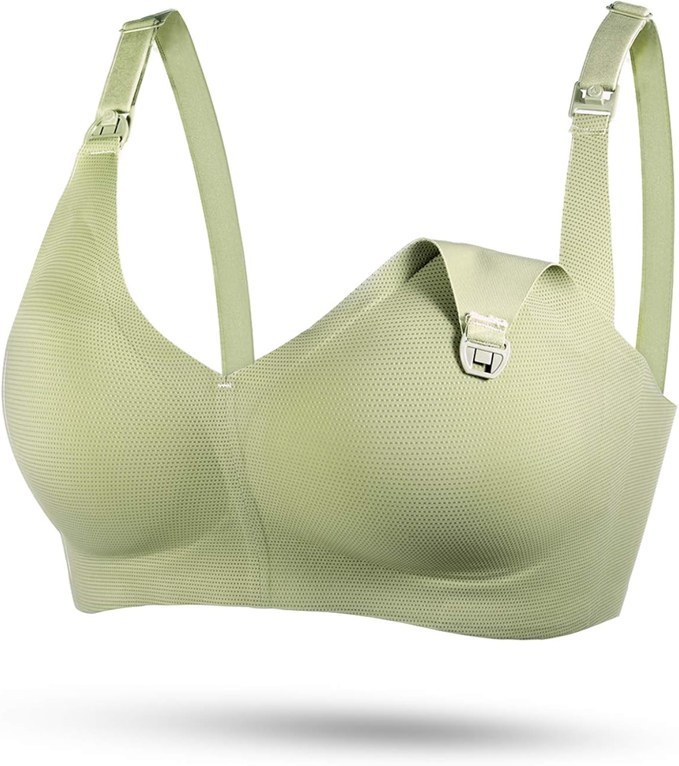 Momcozy Nursing Bra Stitching Green Amazon.co.uk Clothing