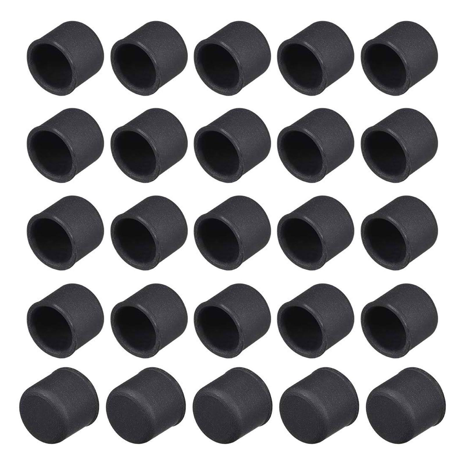 TA-VIGOR 20Pcs RCA Port Plug Protective Cover, Silicone RCA Port Anti-Dust Stopper Cap Protector Black for TV Audio Lotus Head