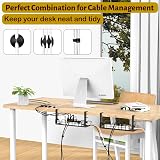 MOKANI Under Desk Cable Management Tray Clamp No-Drill Wire Organiser Metal view 7