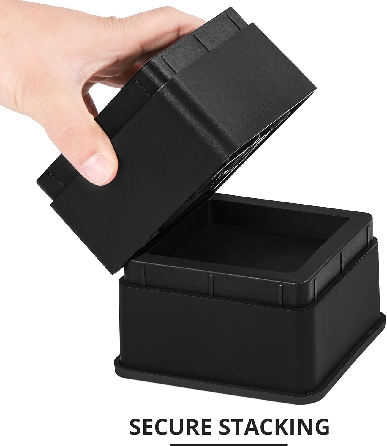 Utopia Bedding Furniture and Bed Risers (Pack of 8) - 2 Inch Stackable Square Risers for Sofa, Table, and Chair Lifts up to 10, 000 Lbs - includes Durable Plastic and Anti Slip Foam Grip: Kitchen & Dining