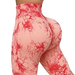 JGS1996 Tie Dye Leggings for Women Tummy Control