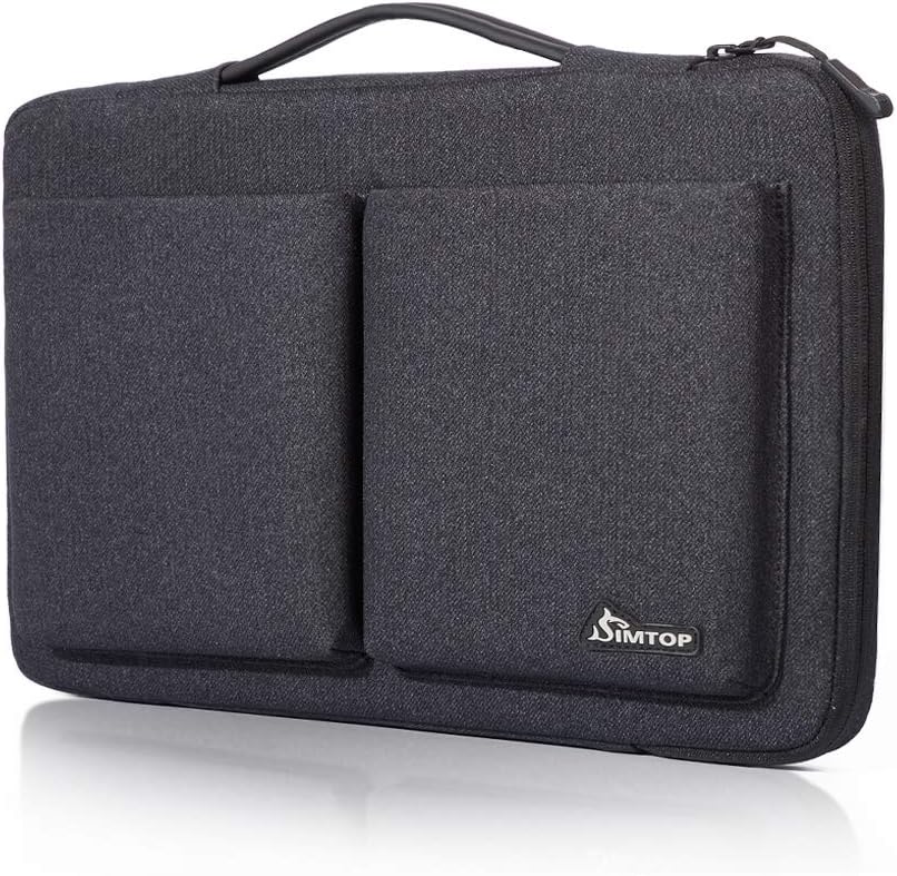 SIMTOP Versatile Laptop Sleeve Compatible with 15.6 Inch Laptop Such as HP 15s-fq0012na 15.6'' Full HD Laptop, ASUS 15.6" VivoBook and Full HD Laptop K505ZA, Lenovo Ideapad 330-15AST and More