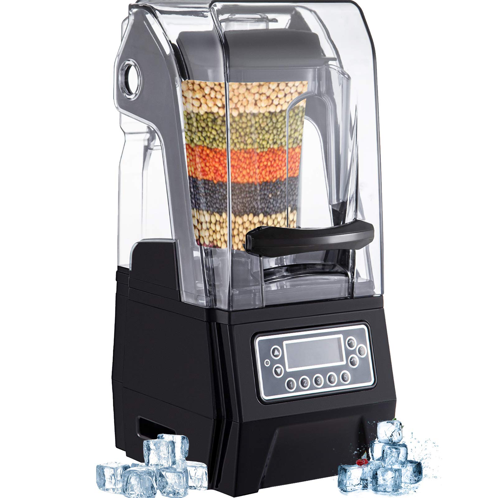 Buy VEVOR 110V Commercial Smoothie Blenders, 1.5L/50.7oz 1500W