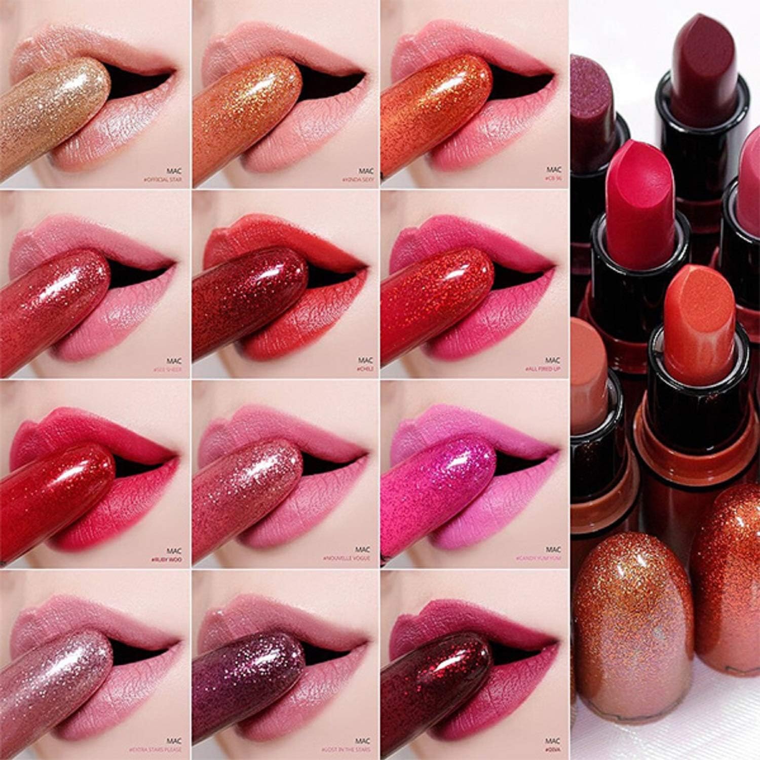 mac taste of stardom mini lipstick kit makeup gift set