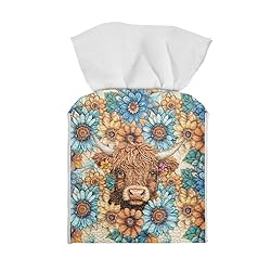 Talayituse Boho Mandala Highland Cattle Print