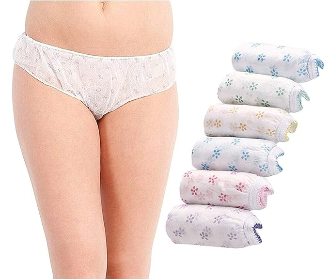 Women's Disposable Panties Ideal for After Delivery/Periods/Maternity/Travelling/Spa/Body Massage/Surgeries/for Women Ladies Girls
