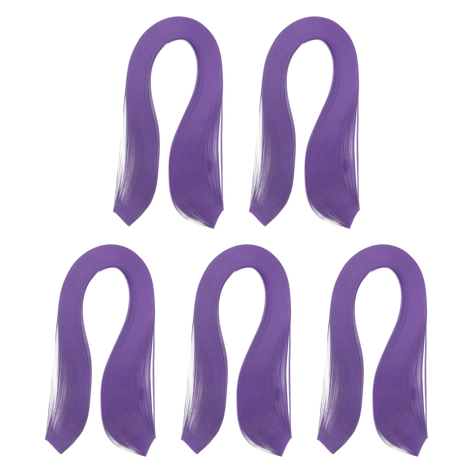 PATIKIL 600pcs Quilling Strips Paper 1/8"(3mm) 39cm Origami Paper Quilling Strip for Art DIY Hand Craft Christmas, Dark Purple