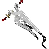 Strong Hand Tools PE6 Expand-O Reverse-Action Clamping Plier, 500 LBS Clamping Pressure, 1" to 1-3/4" Range, 6.5" Size