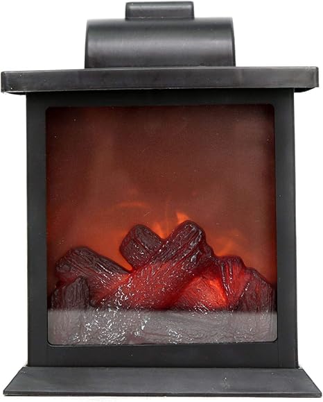 Carousel Home And Gifts Battery Operated Flameless Fireplace