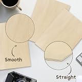 WISYOK 10pcs A4 Plywood Sheets 300x210x2mm Basswood Unfinished Crafts view 3