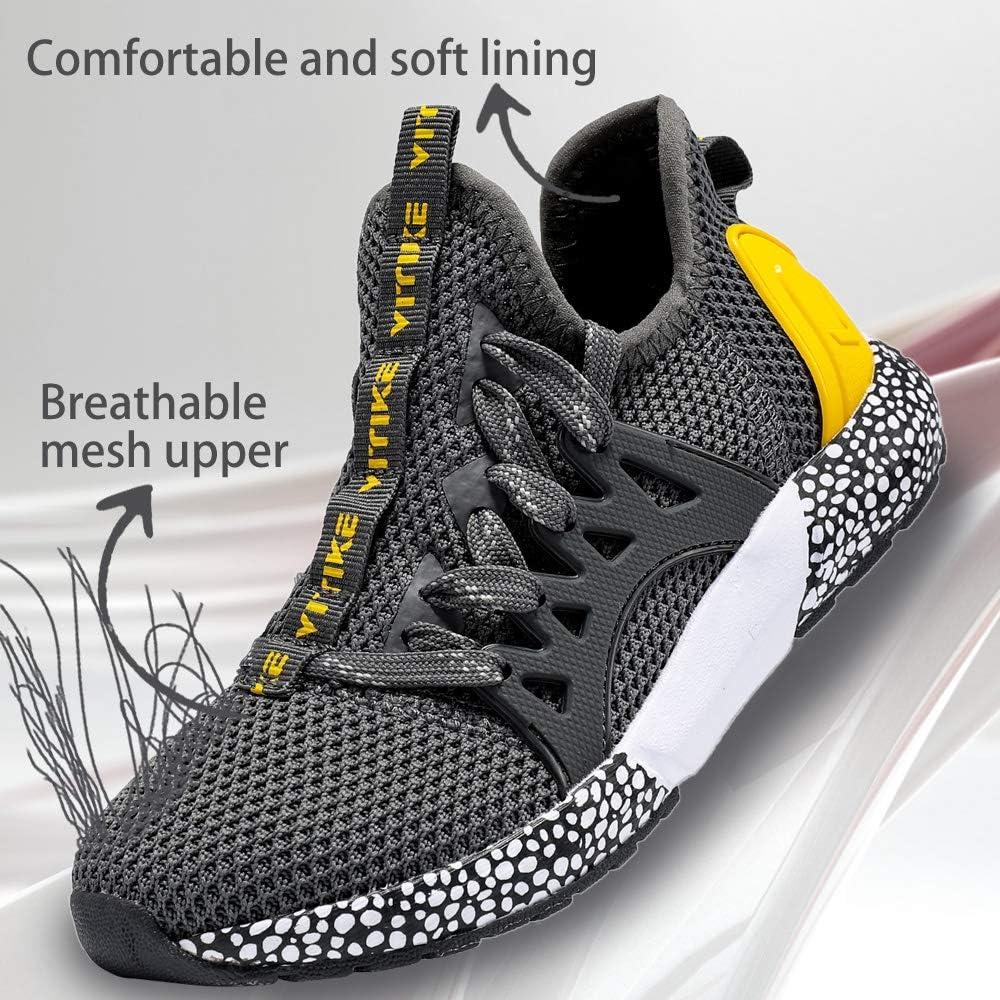 VITUOFLY Boys Sneakers Kids Running Shoes Girls Mesh Fitness Shoe Indoor Training Sneaker Lightweight Outdoor Sports Athletic Tennis Shoes for Little Kid/Big Kid: Shoes