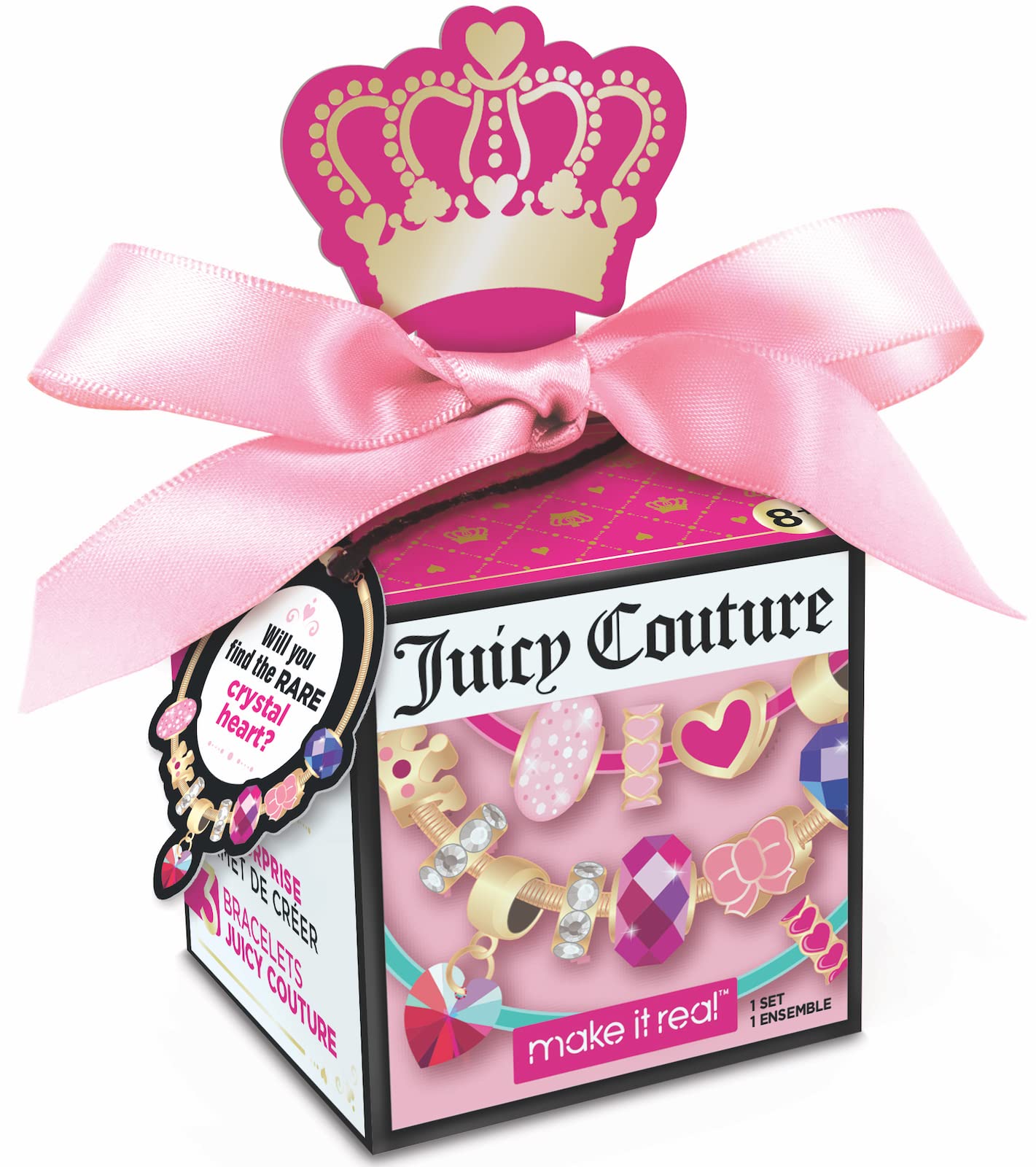 Make It Real Juicy Couture Surprise Box: Three Magical Bracelets to Make Yourself with Beads and Pendants in a Surprise Box for Collecting, Gift for Girls from 8 Years