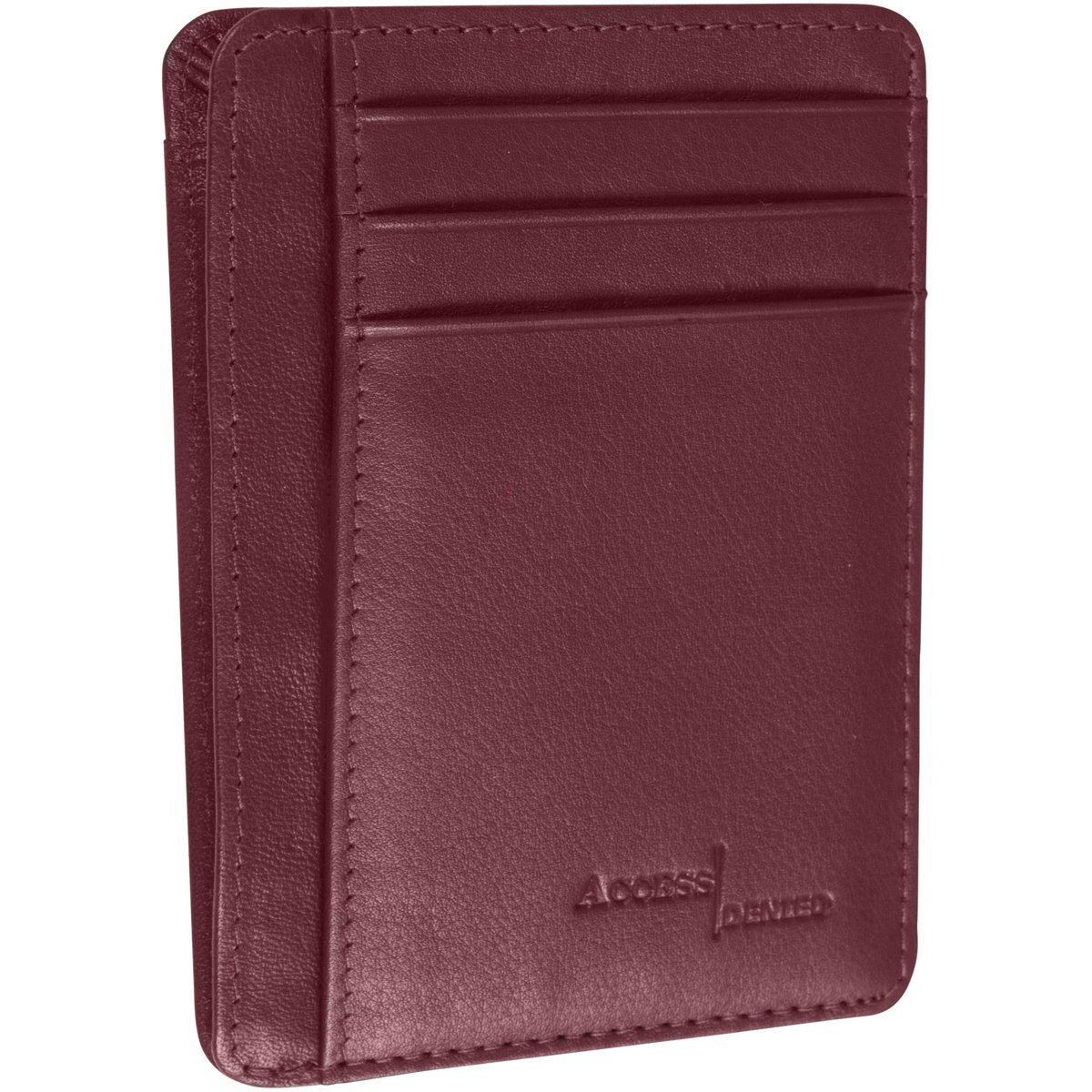 Access Denied Rfid Blocking Front Pocket Leather Wallet Mini Slim Card Holder 13 71kuKQ oGWL