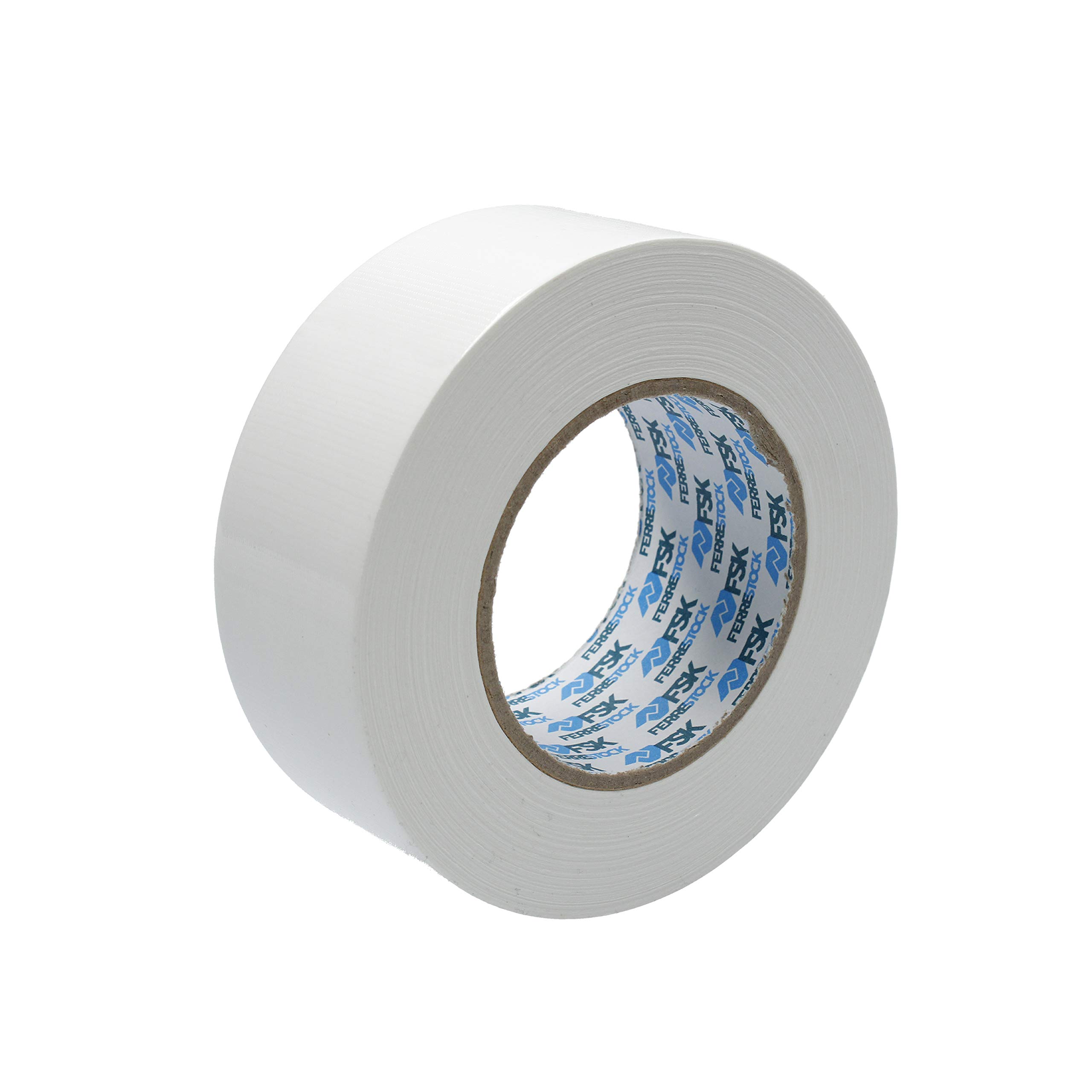 Ferrestock FSKTCT007 Easy to Cut American Tape Roll, 3 Layers for Higher Strength, No Residue, 50 mm x 50 m in White