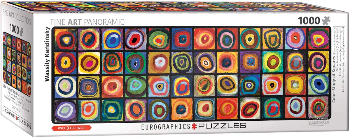 EuroGraphics EG60105443 Colour Squares Panoramic Puzzle, Various, 1000