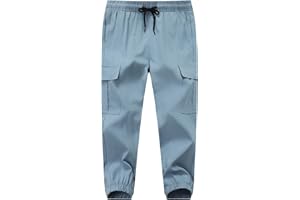 HONCAN Toddler Hiking Cargo Pants Baby Boys Girls Quick Dry Joggers Kids Pull On