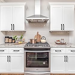 9BUILD 3.75 Inch 10 Pack Matte Black Cabinet Pulls