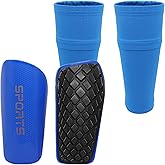 Pinellia Soccer Shin Guards for Kids Youth Adults - Shin Pads and Sleeves Set with Optimized Insert Pocket for Boys Girls Men Women for Football Games - Protective Soccer Equipment(3 in 1)