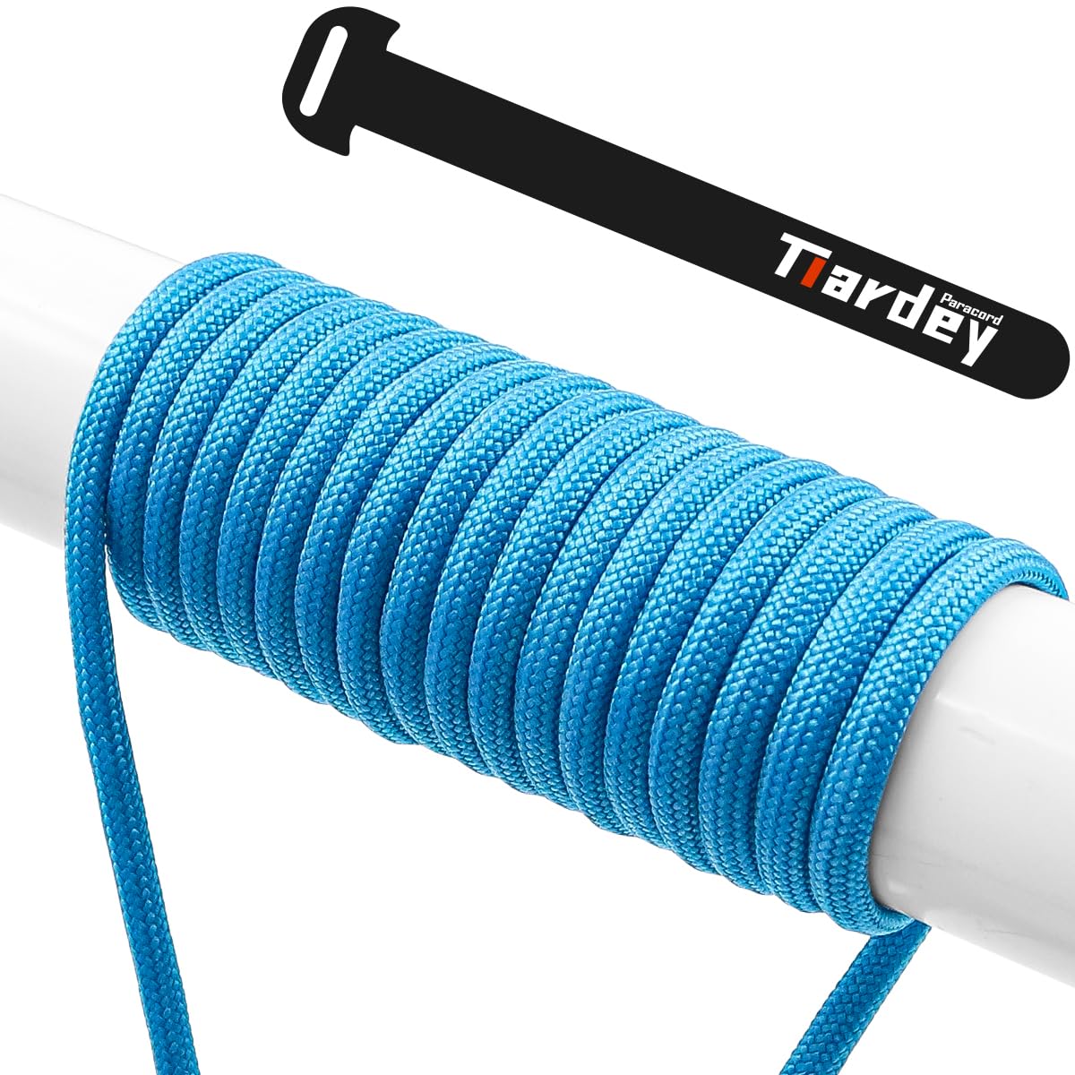 Tiardey PPF-024 Paracord 4mm 100ft (31m) 7 Core Strand,Tear-resistant,Nylon Cord,Mil Spec Type III Paracord,Holds up to 250kg for Outdoor Survival Camping