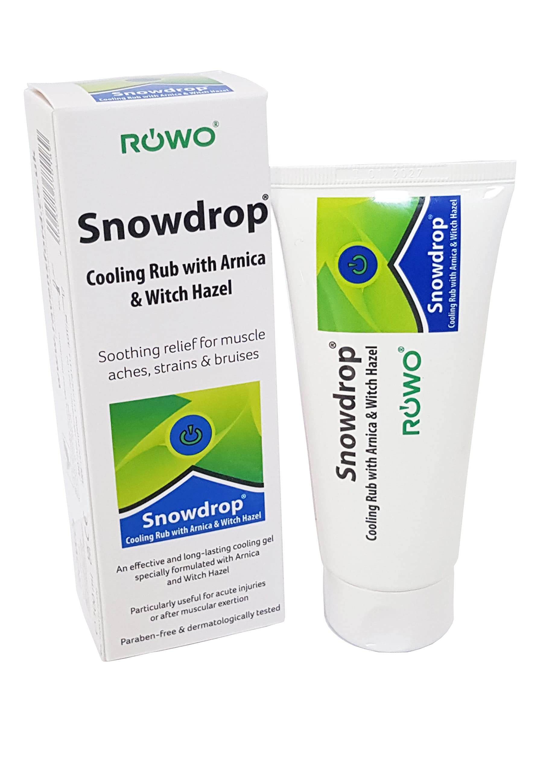 Snowdrop Cooling Rub with Arnica and Witch Hazel 100 ml Tube