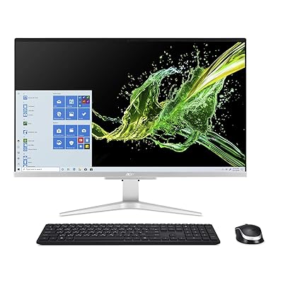 Acer Aspire C27-962-UA91 AIO Desktop, 27" Full HD Display, 10th Gen Intel Core i5-1035G1, NVIDIA GeForce MX130, 12GB DDR4, 512GB SSD, 802.11ac WiFi, Wireless Keyboard and Mouse, Windows 10 Home