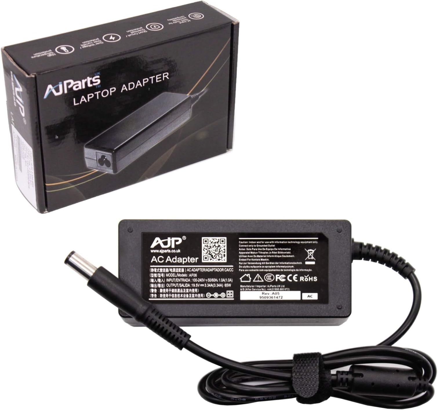 New GENUINE AJP BRAND AC ADAPTER Replacement For Dell Latitude 3450 E7450 E5450 laptop power supply ac adapter battery charger Uk New Laptop AC Battery Charger Power Supply unit PSU 65W + Power Cord sold