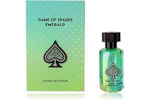 Jo Milano Game of Spades Emerald Extrait De Parfum Spray | 1.7 oz (50ml) | Bergamot, Ginger, Grapefruit, Orange Blossom, Nero