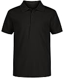 Nautica Boys' School Uniform Short Sleeve Polo
